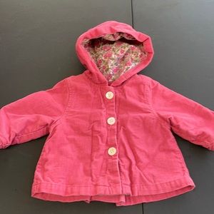 Mini Biden lined corduroy coats Sz 3-6mths